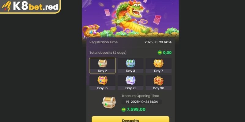 Hướng dẫn các bước tham gia khuyến mãi K8bet