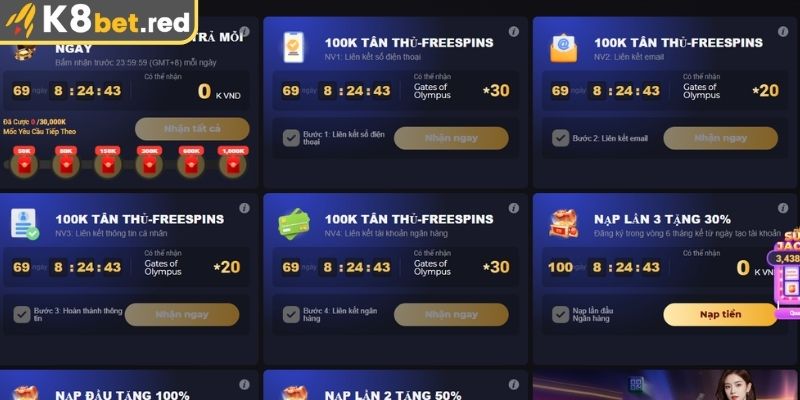 Quà tặng tân thủ miễn phí 100.000 VNĐ
